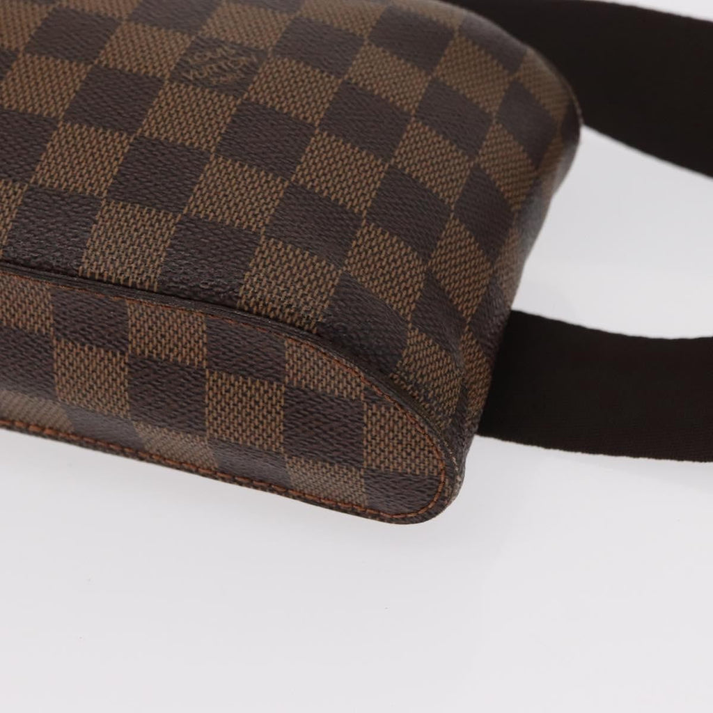 Louis Vuitton Geronimos Waist Bag Damier Brown Canvas Shoulder Bag Bag (Pre-Owned)