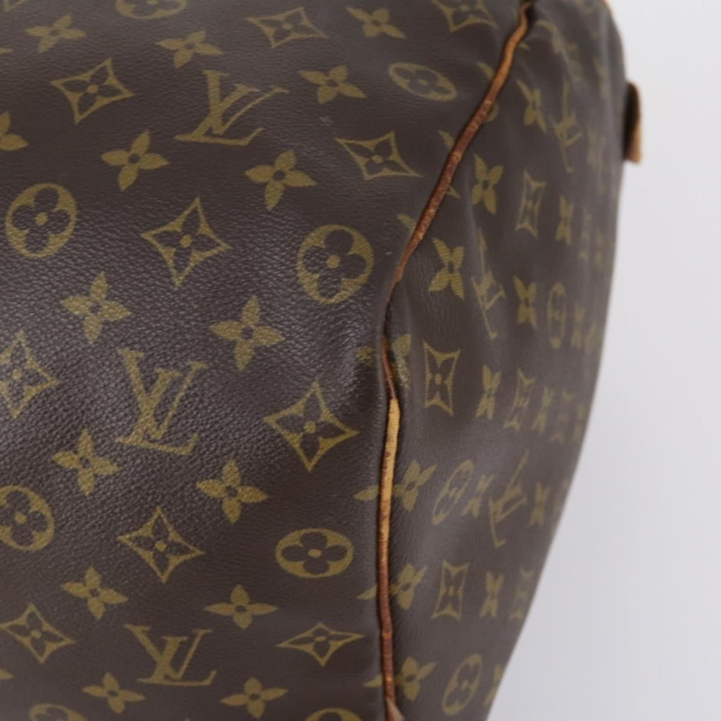 Louis Vuitton Keepall Bag Monogram Canvas Brown Canvas Travel Bag Bag (Pre-Owned)