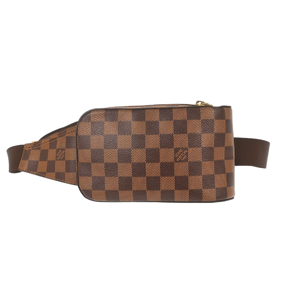 Louis Vuitton Geronimos Waist Bag Damier Brown Canvas Clutche & Pouche Bag (Pre-Owned)