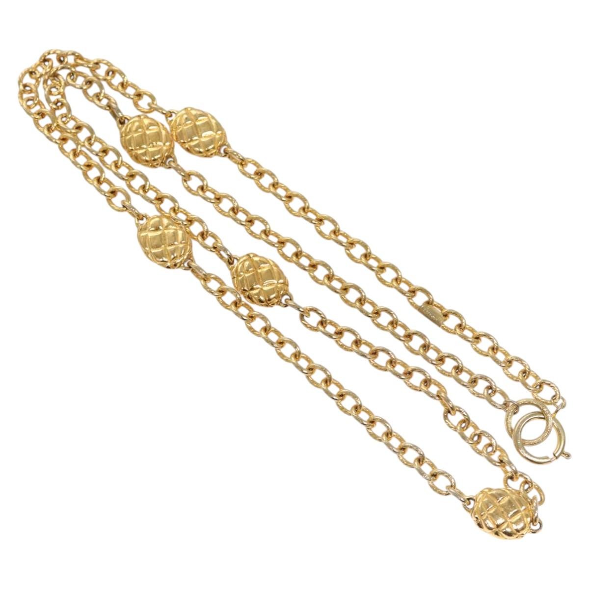 Chanel Cc Station Chain Belt Metal Gold Metal Belts Accessory (Pre-Owned)