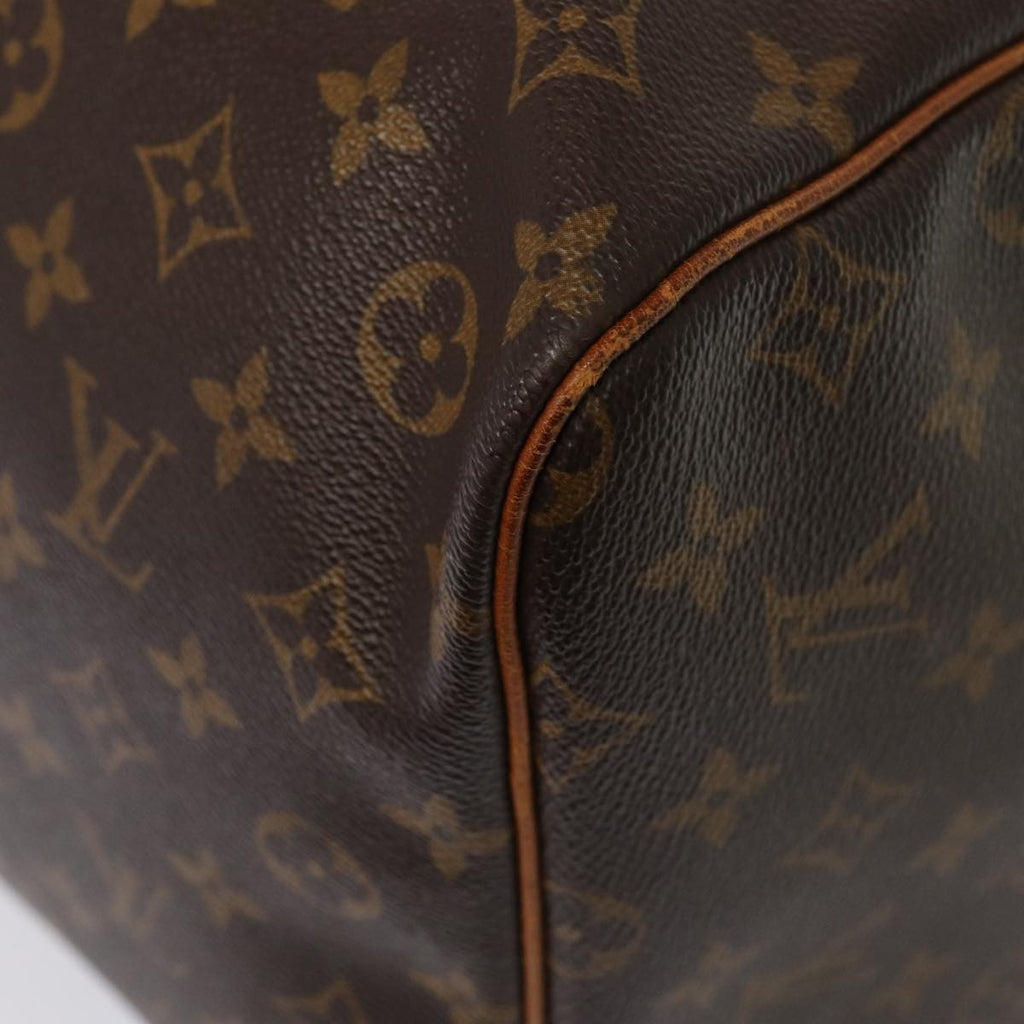 Louis Vuitton Keepall Bag Monogram Canvas Brown Canvas Travel Bag Bag (Pre-Owned)