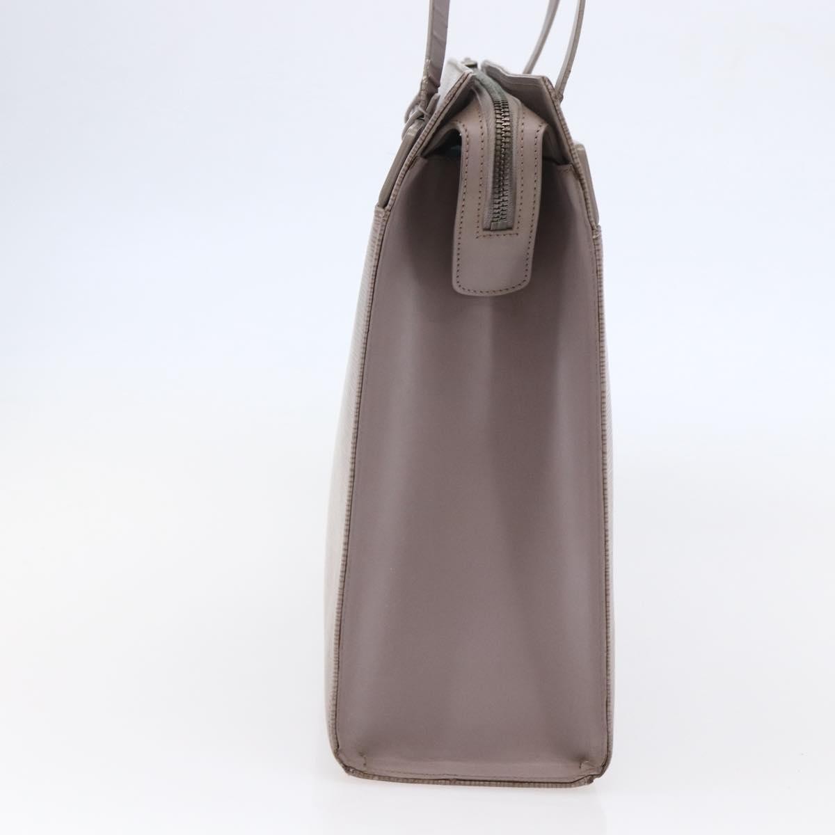 Louis Vuitton Croisette Handbag Epi Leather Purple Leather Tote Bag Bag (Pre-Owned)