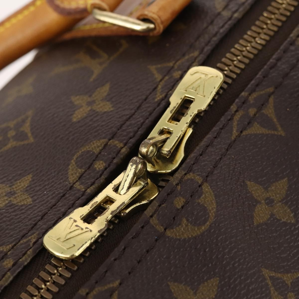 Louis Vuitton Keepall Bag Monogram Canvas Brown Canvas Travel Bag Bag (Pre-Owned)