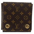 Louis Vuitton Case Jewelry Box Canvas Brown Canvas Wallets Accessory (Pre-Owned)