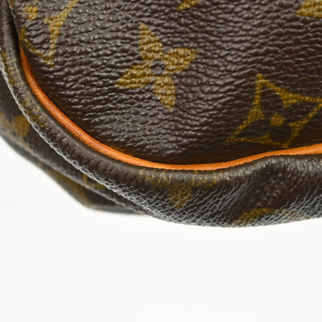 Louis Vuitton Saumur Handbag Monogram Canvas Brown Canvas Shoulder Bag Bag (Pre-Owned)