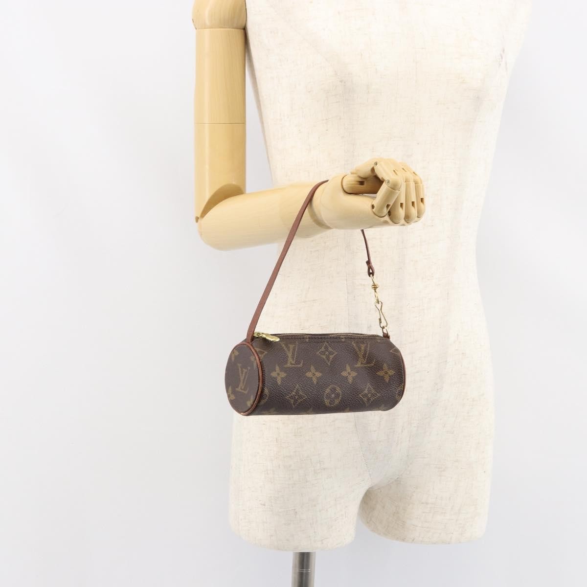 Louis Vuitton Papillon Pochette Monogram Canvas Brown Canvas Clutche & Pouche Bag (Pre-Owned)