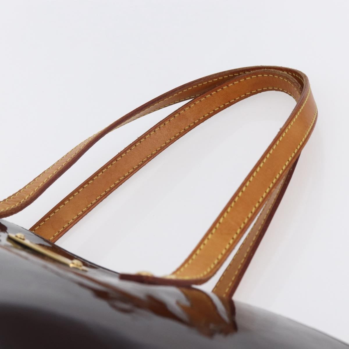 Louis Vuitton Bellevue Handbag Monogram Vernis Purple Patent_Leather Tote Bag Bag (Pre-Owned)