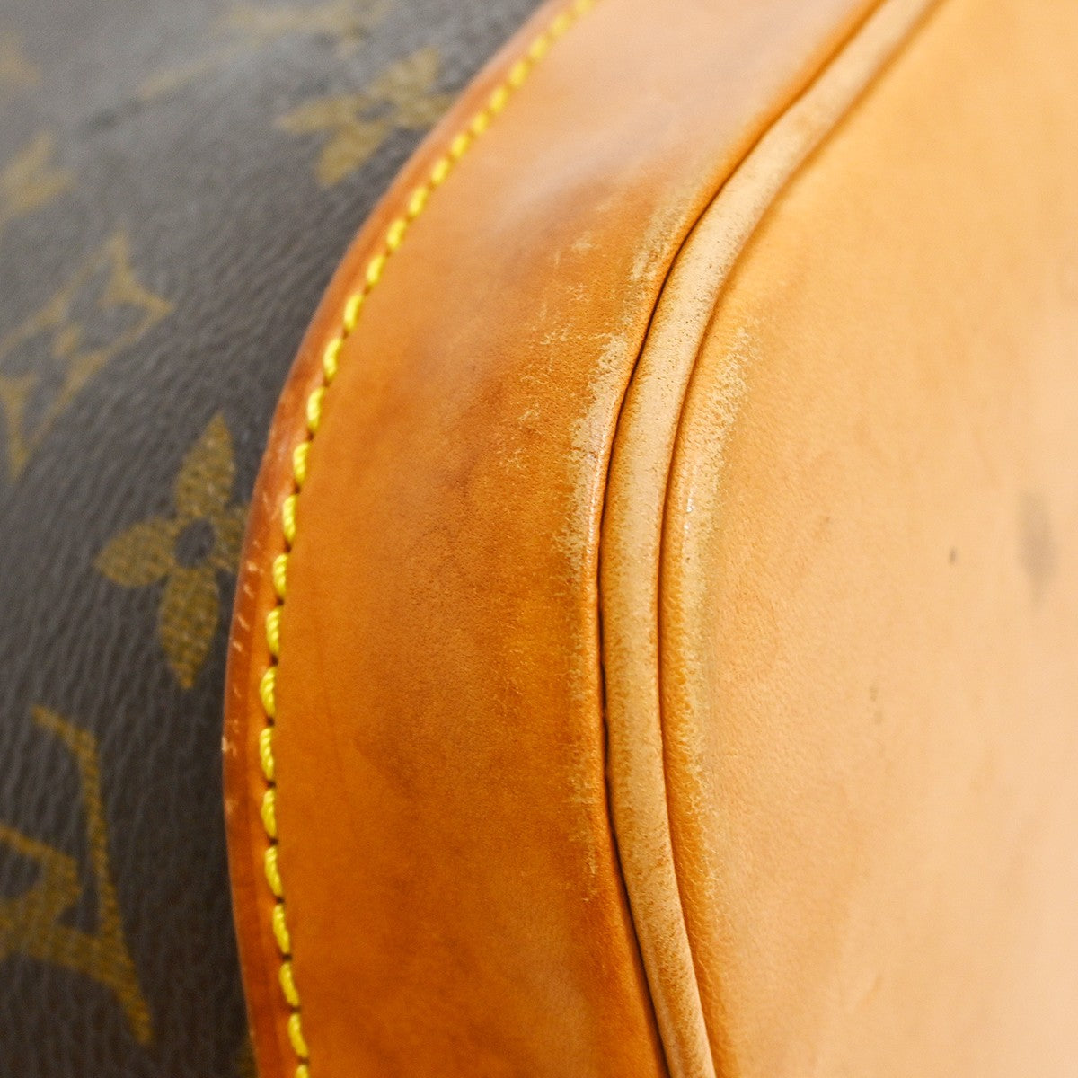 Louis Vuitton Vintage Alma Handbag Monogram Canvas Brown Canvas Handbag (Pre-Owned)