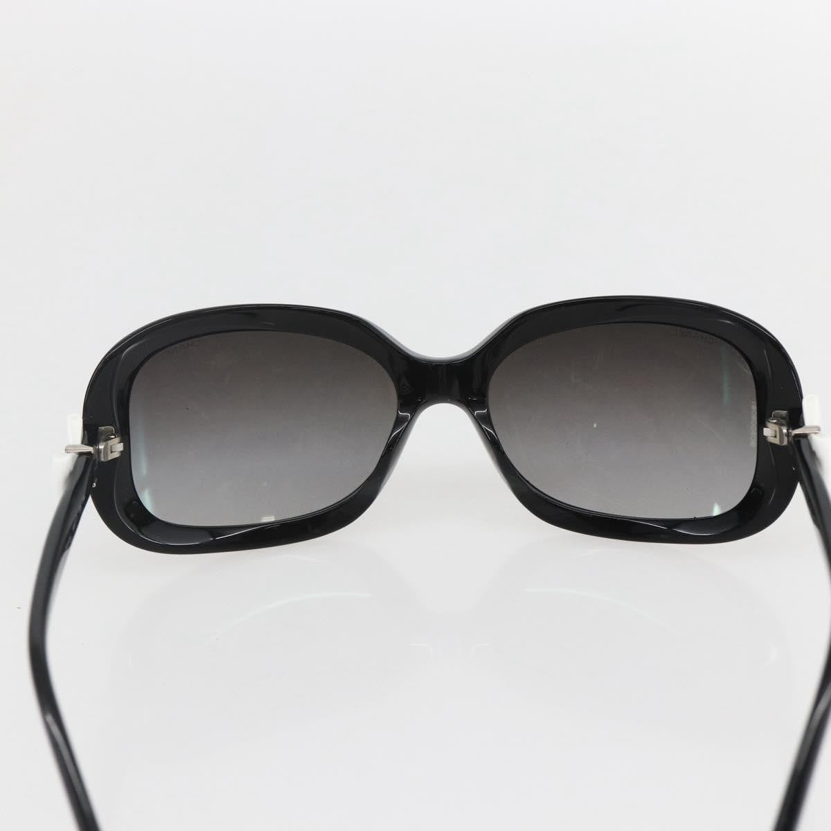 Chanel Logo Cc Sunglasses Plastic Black Plastic Sunglasse Accessory (Pre-Owned)