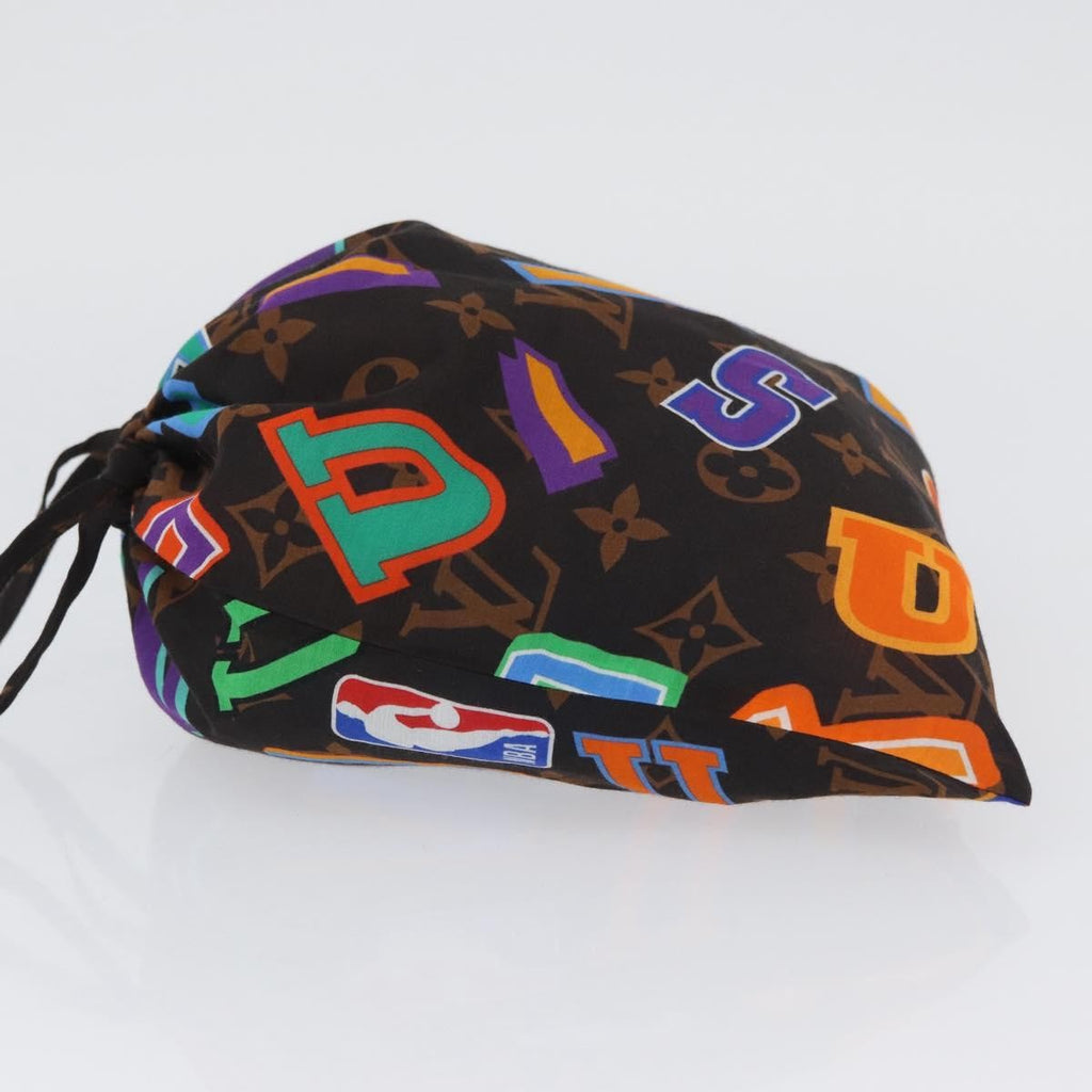 Louis Vuitton X Nba Pouch Monogram Canvas Brown Canvas Clutche & Pouche Bag (Pre-Owned)