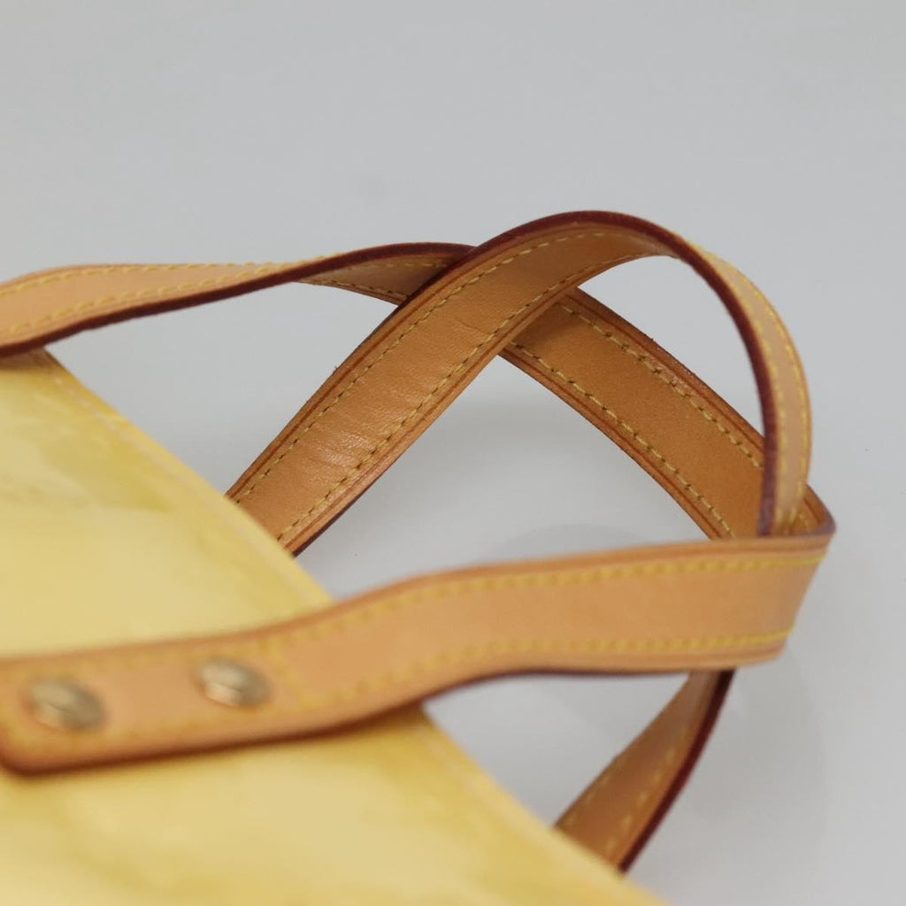 Louis Vuitton Reade Handbag Monogram Vernis Ecru Patent_Leather Bag (Pre-Owned)