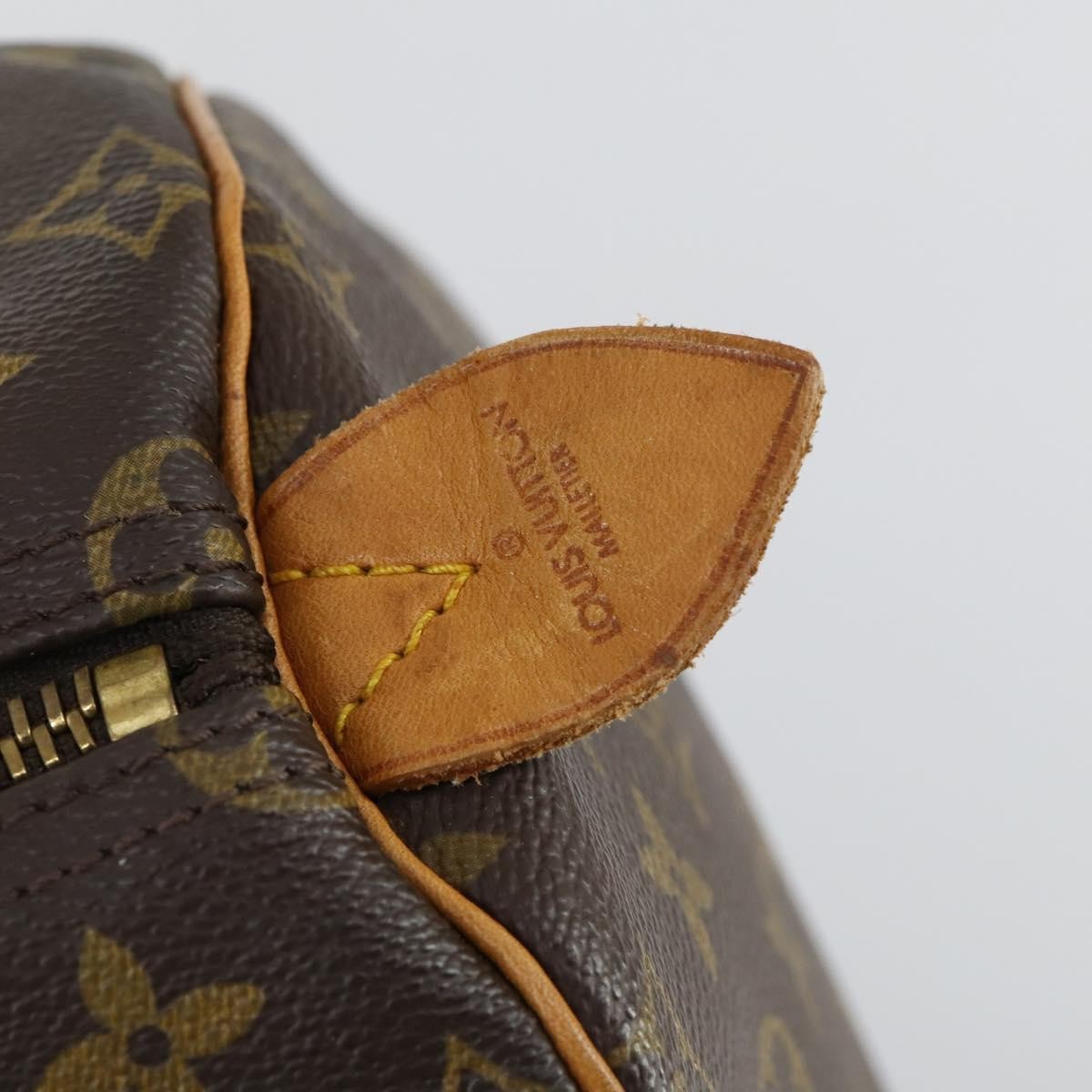 Louis Vuitton Keepall Bag Monogram Canvas Brown Canvas Travel Bag Bag (Pre-Owned)