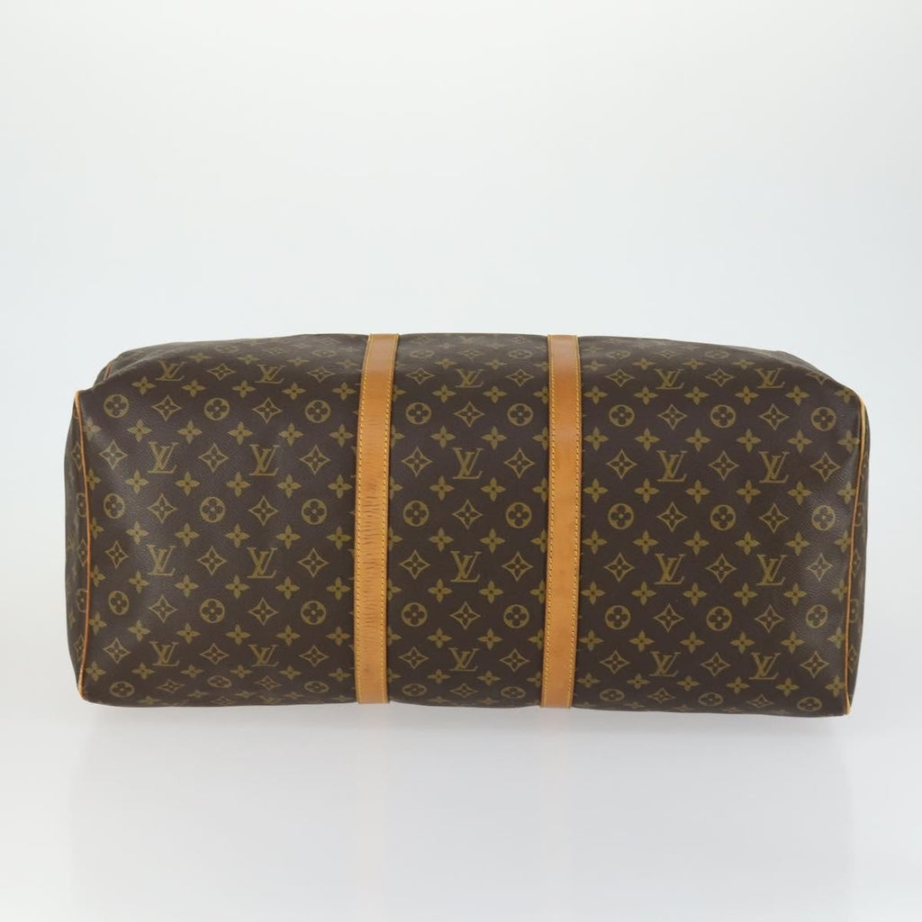 Louis Vuitton Keepall Bag Monogram Canvas Brown Canvas Travel Bag Bag (Pre-Owned)