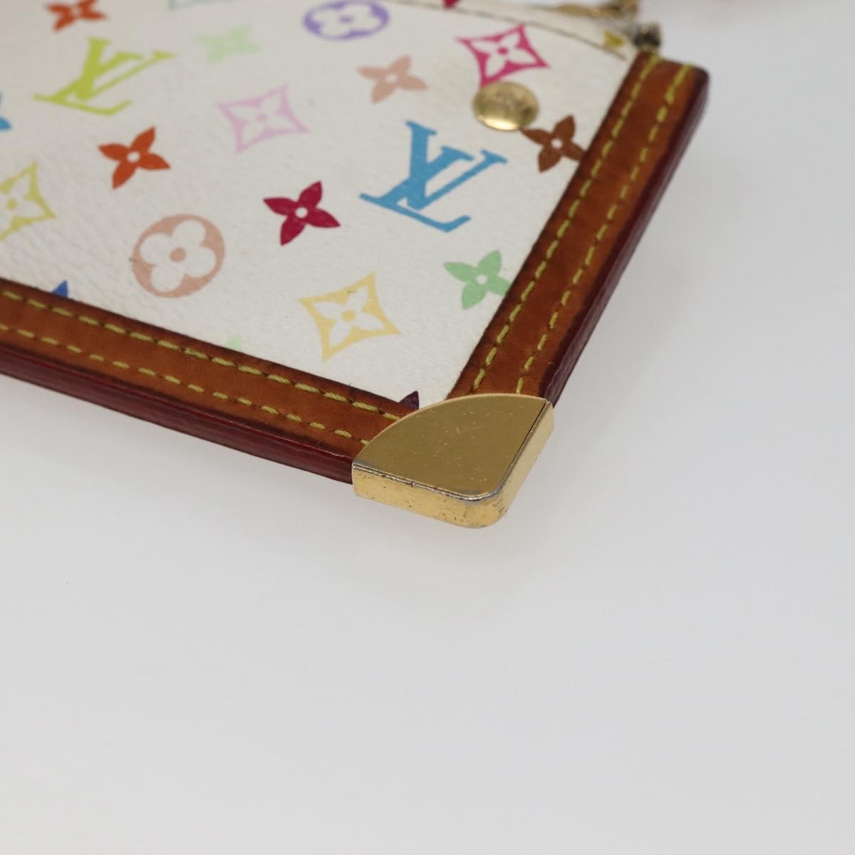 Louis Vuitton Pochette Clés Monogram Canvas Multicolour Canvas Wallets Accessory (Pre-Owned)