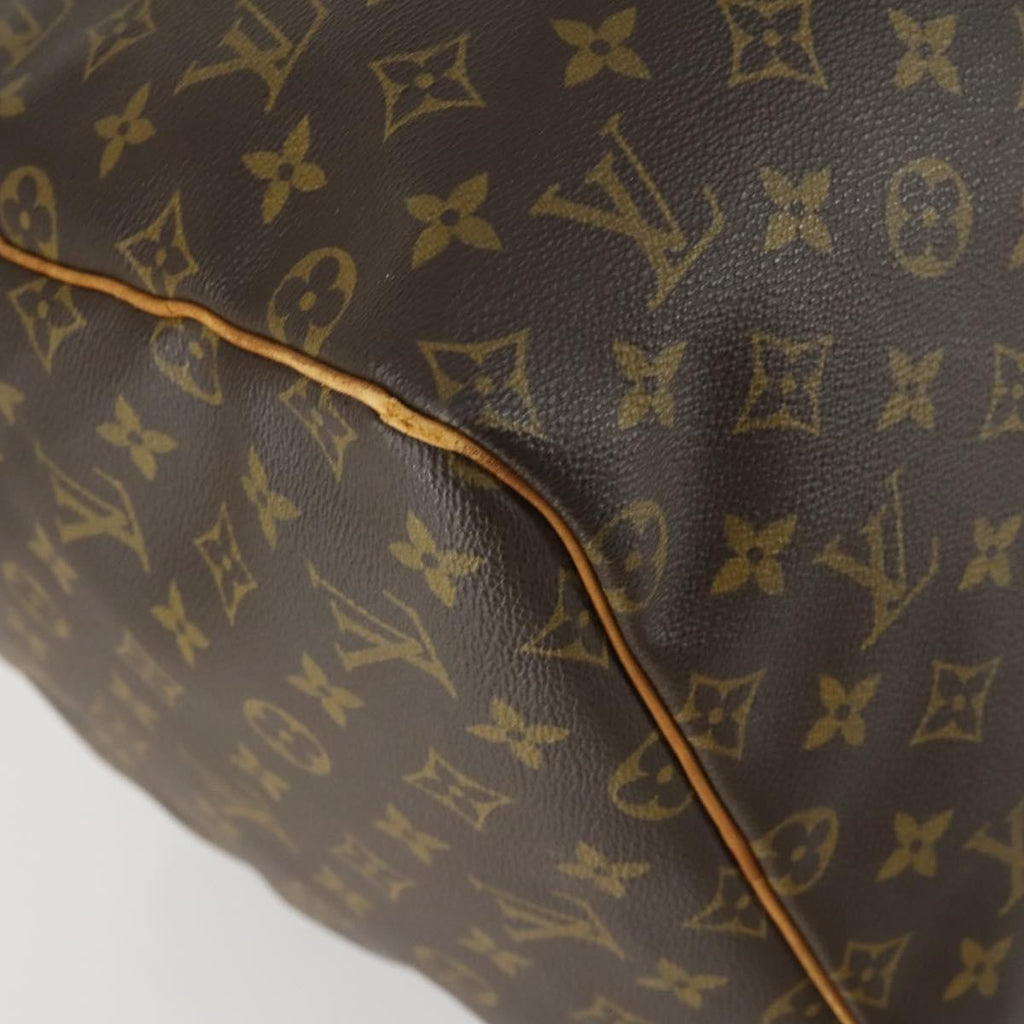Louis Vuitton Keepall Bag Monogram Canvas Brown Canvas Travel Bag Bag (Pre-Owned)