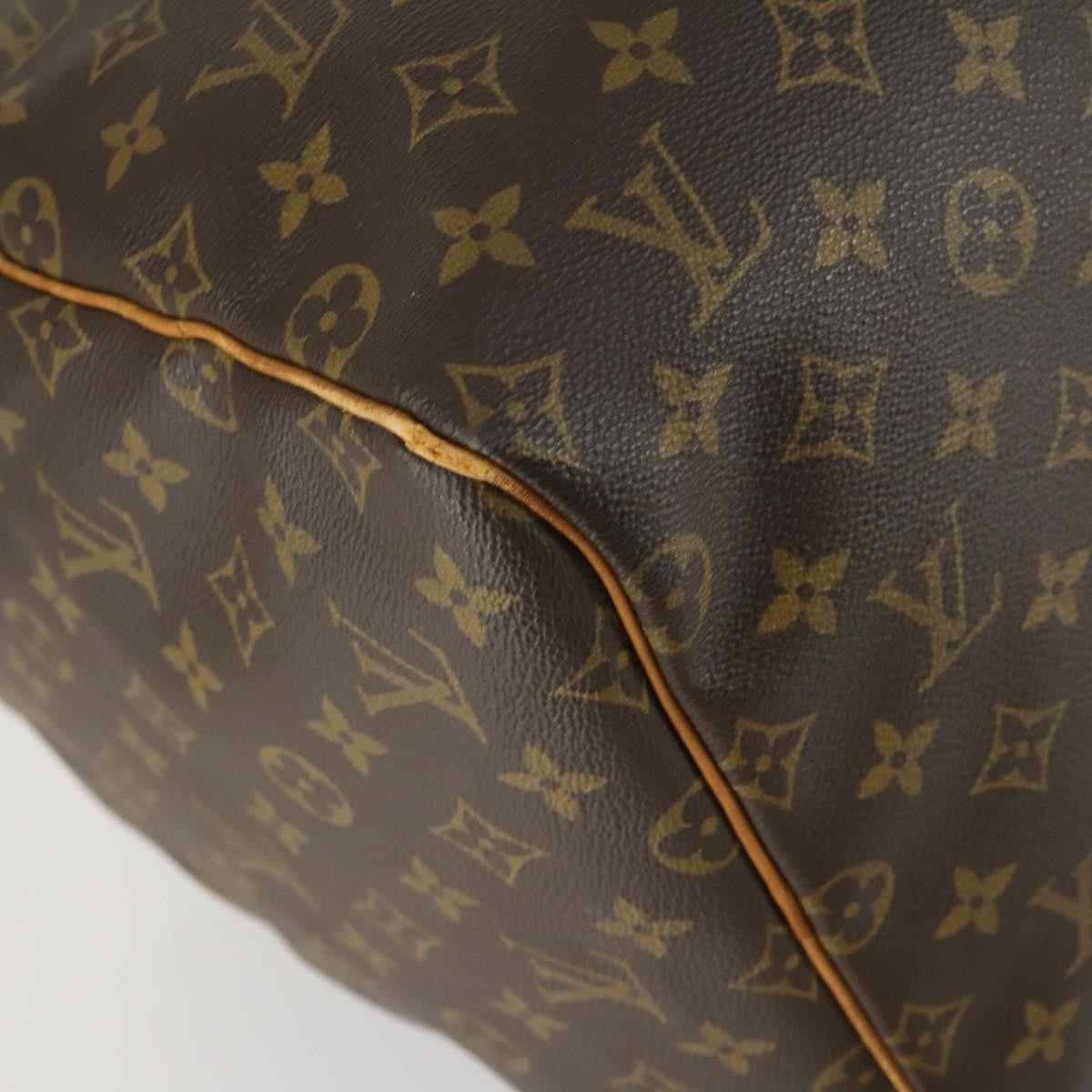 Louis Vuitton Keepall Bag Monogram Canvas Brown Canvas Travel Bag Bag (Pre-Owned)