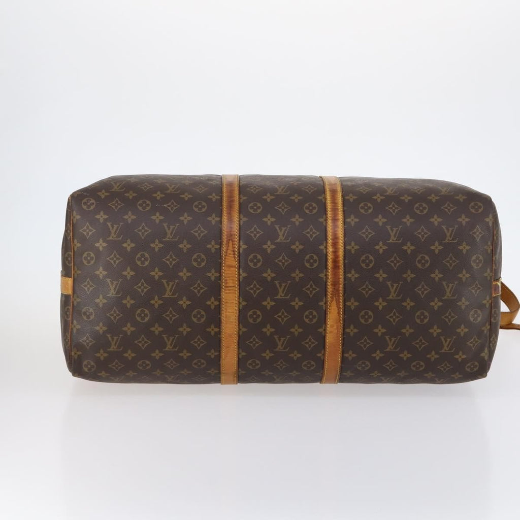 Louis Vuitton Keepall Bandouliere Bag Monogram Canvas Brown Canvas Travel Bag Bag (Pre-Owned)