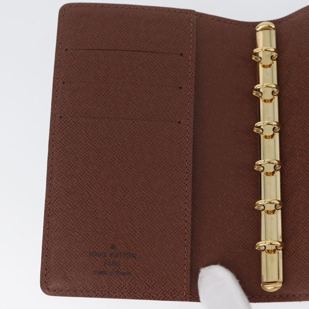 Louis Vuitton Agenda Cover Monogram Panda Brown Canvas Wallets Accessory (Pre-Owned)