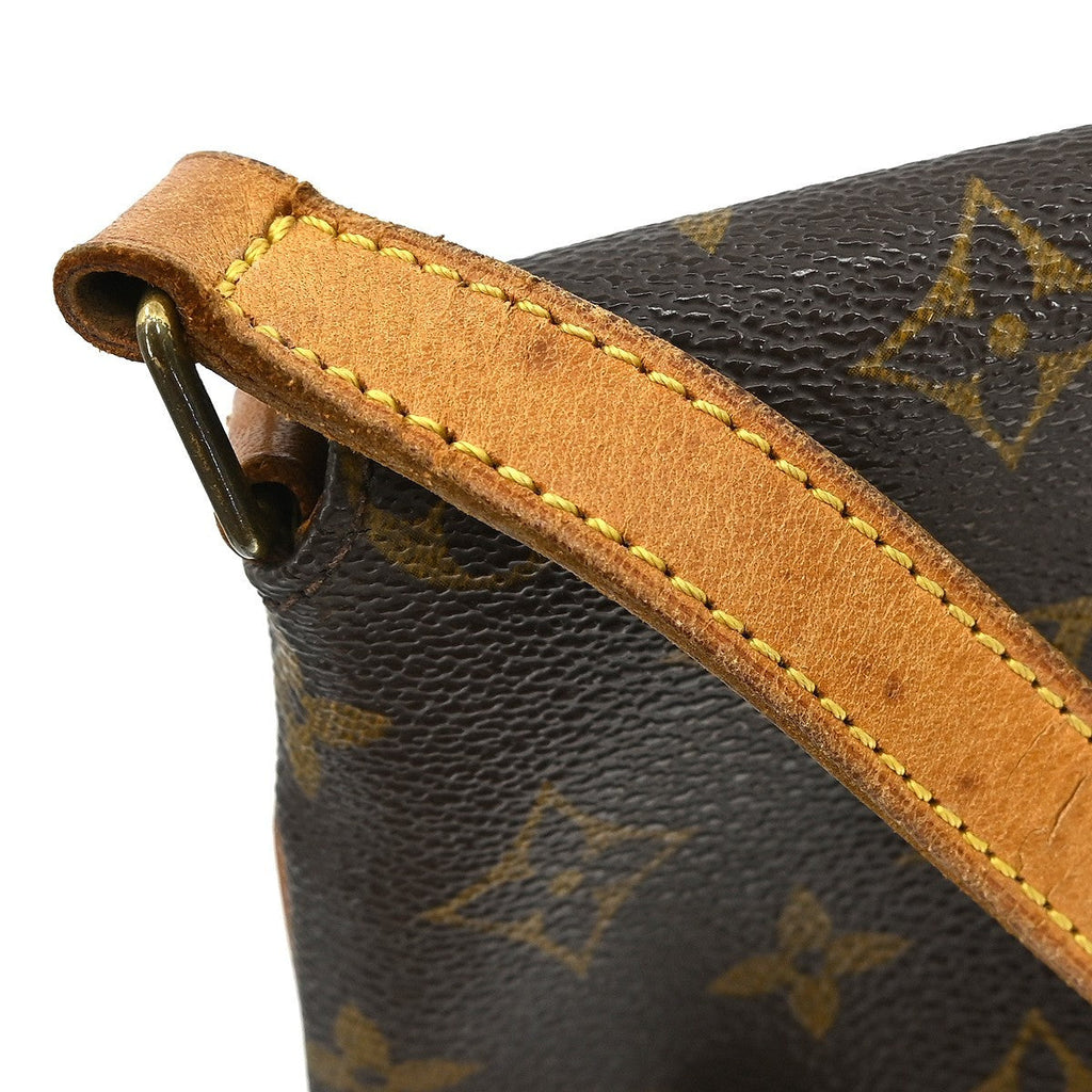 Louis Vuitton Musette Salsa Handbag Monogram Canvas Brown Canvas Shoulder Bag Bag (Pre-Owned)