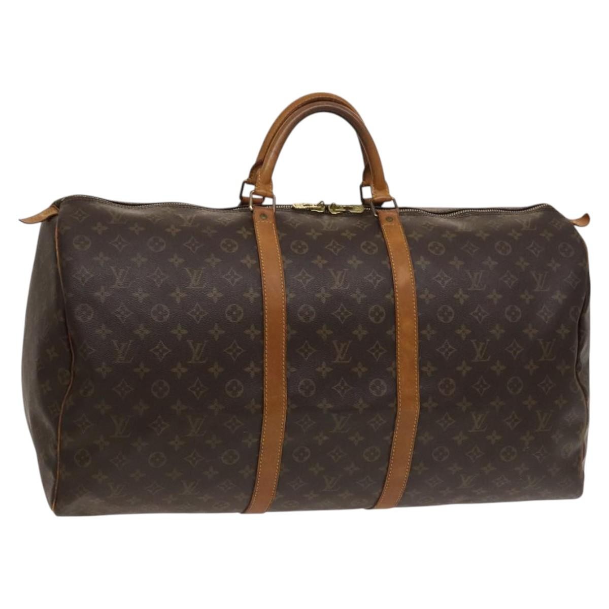 Louis Vuitton Keepall Bag Monogram Canvas Multicolour Canvas Travel Bag Bag (Pre-Owned)