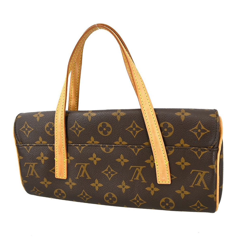 Louis Vuitton Sonatine Handbag Monogram Canvas Brown Canvas Handbag (Pre-Owned)