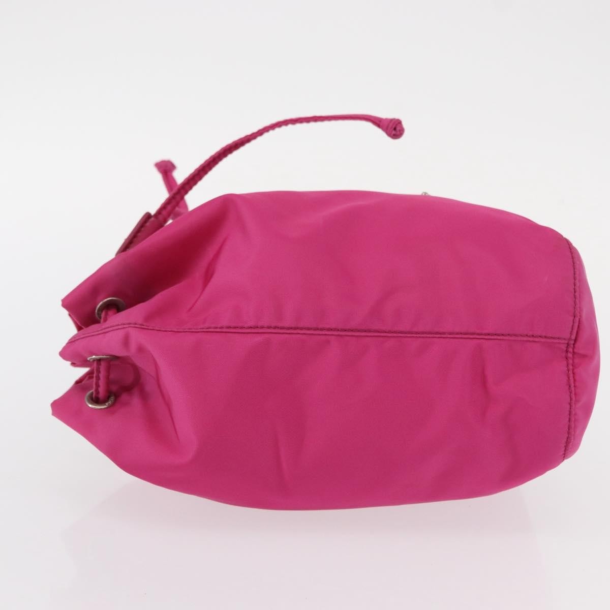 Prada Pochette Nylon Pink Nylon Clutche & Pouche Bag (Pre-Owned)