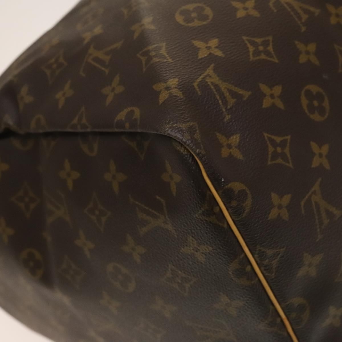 Louis Vuitton Keepall Bag Monogram Canvas Brown Canvas Travel Bag Bag (Pre-Owned)