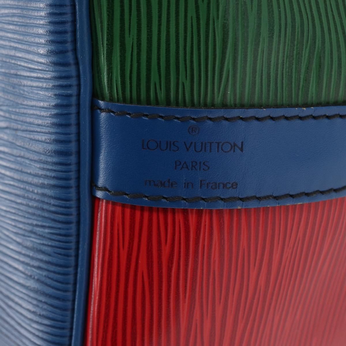 Louis Vuitton Tricolor Petit Noe Nm Handbag Epi Leather Multicolour Leather Shoulder Bag Bag (Pre-Owned)