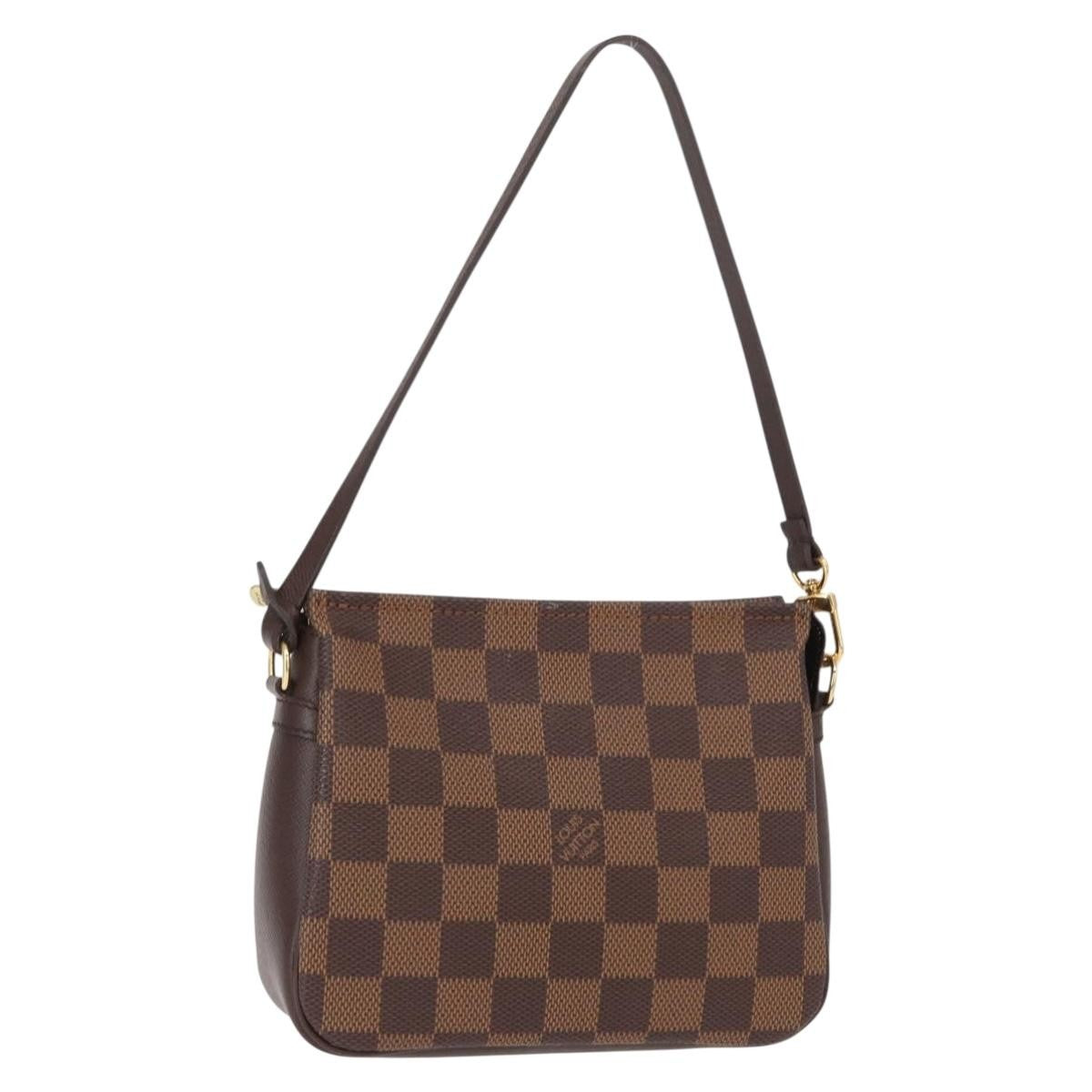 Louis Vuitton Trousse Make Up Bag Damier Canvas Brown Canvas Clutche & Pouche Bag (Pre-Owned)