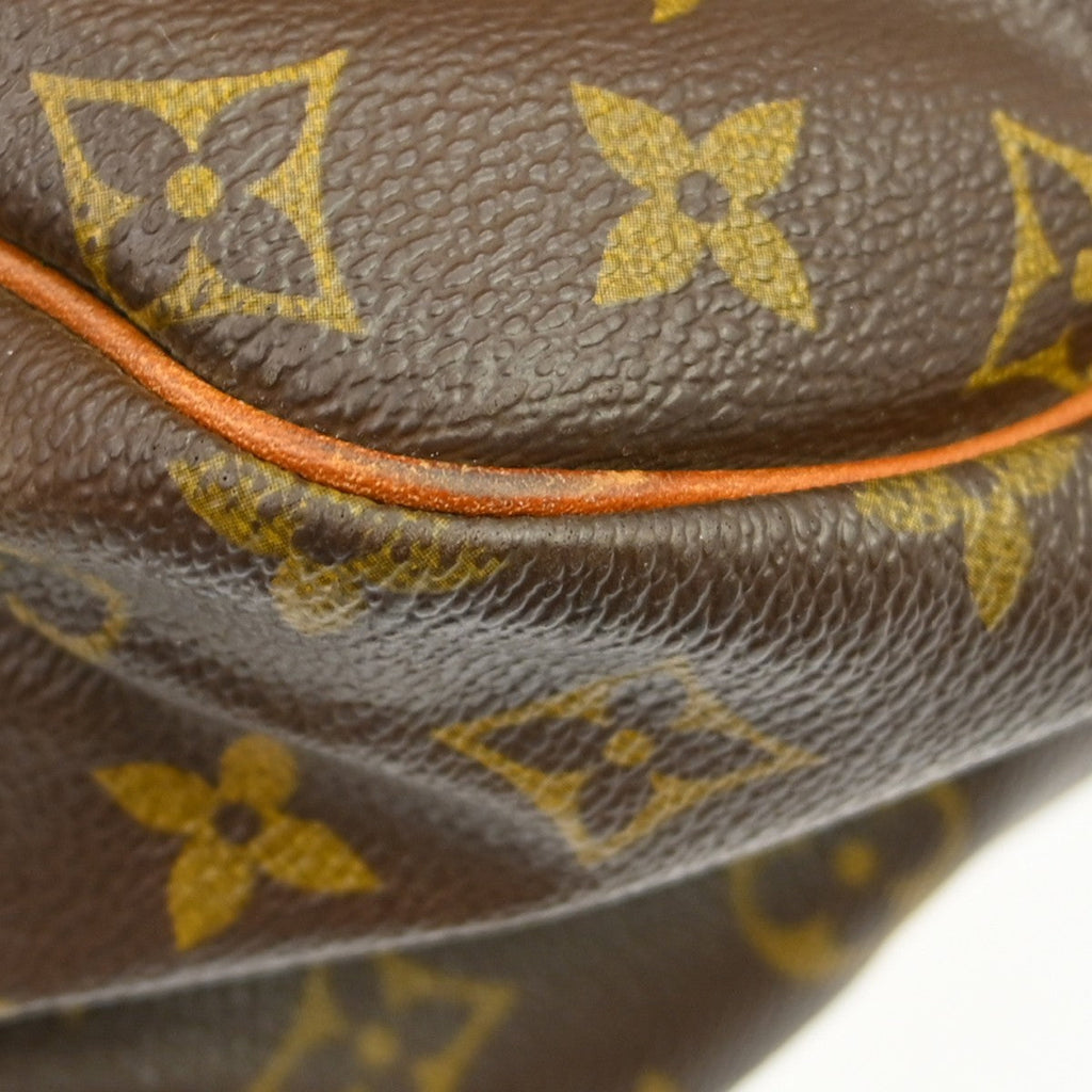Louis Vuitton Saumur Handbag Monogram Canvas Brown Canvas Shoulder Bag Bag (Pre-Owned)