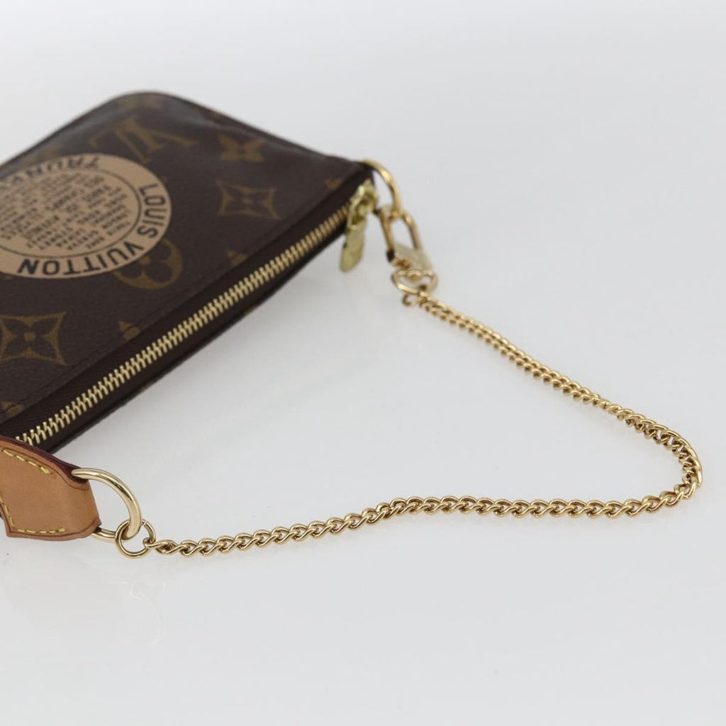 Louis Vuitton Pochette Accessoires Limited Edition Monogram Trunk Brown Canvas Clutche & Pouche Bag (Pre-Owned)