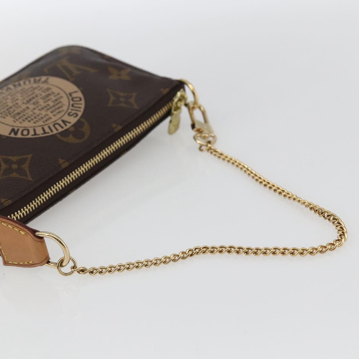 Louis Vuitton Pochette Accessoires Limited Edition Monogram Trunk Brown Canvas Clutche & Pouche Bag (Pre-Owned)
