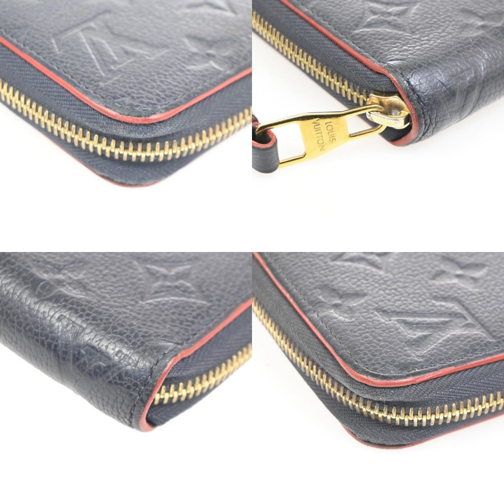 Louis Vuitton Portefeuille Zippy Monogramme Empreinte Monogramme Empreinte Red Leather Wallets Accessory (Pre-Owned)