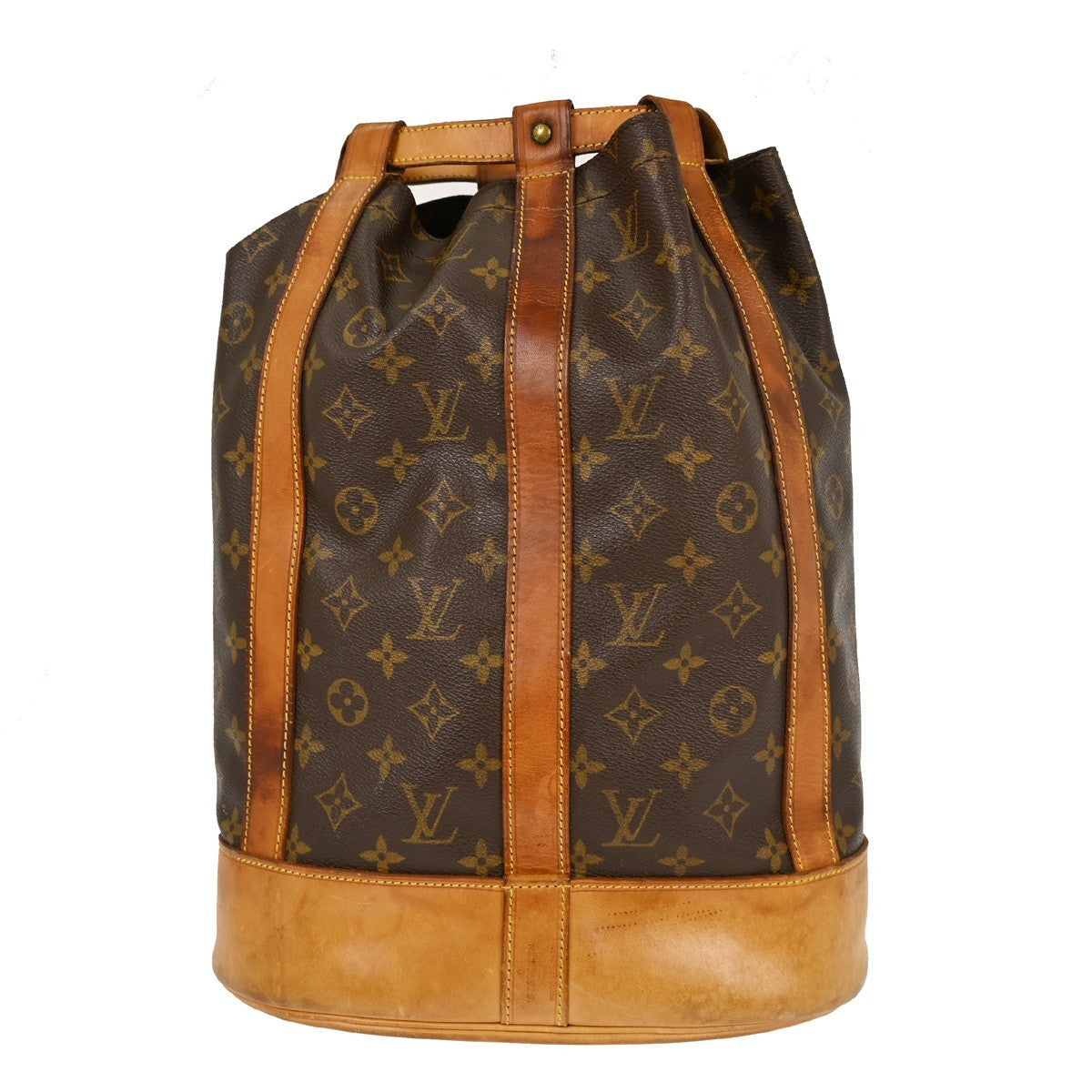 Louis Vuitton Randonnee Backpack Monogram Canvas Brown Canvas Shoulder Bag Bag (Pre-Owned)