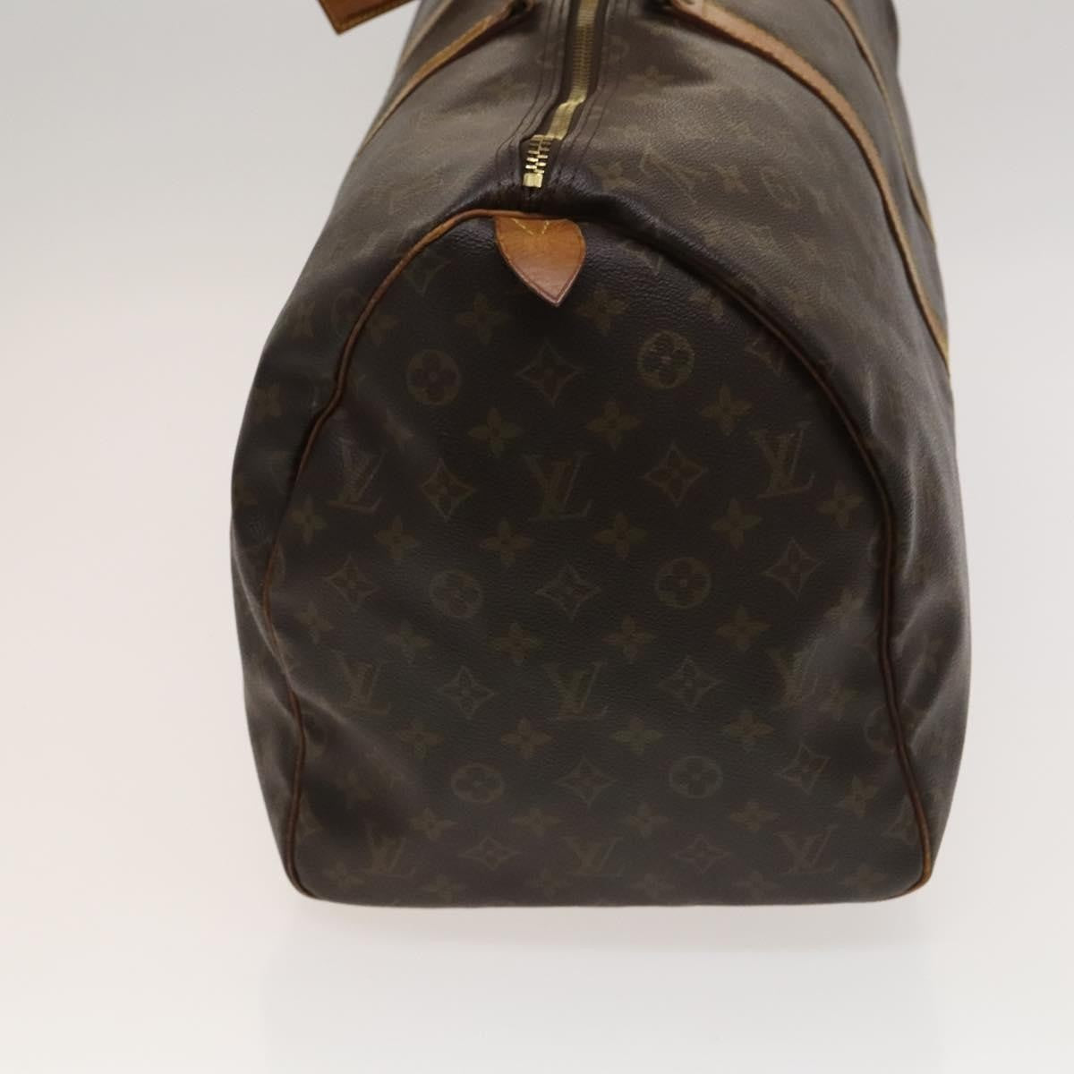 Louis Vuitton Keepall Bag Monogram Canvas Brown Canvas Travel Bag Bag (Pre-Owned)