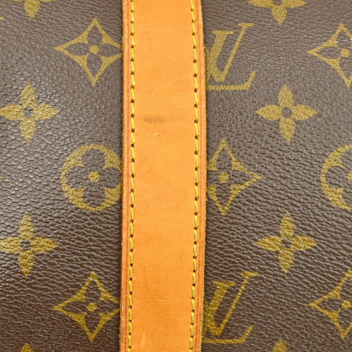 Louis Vuitton Keepall Bag Monogram Canvas Brown Canvas Travel Bag Bag (Pre-Owned)