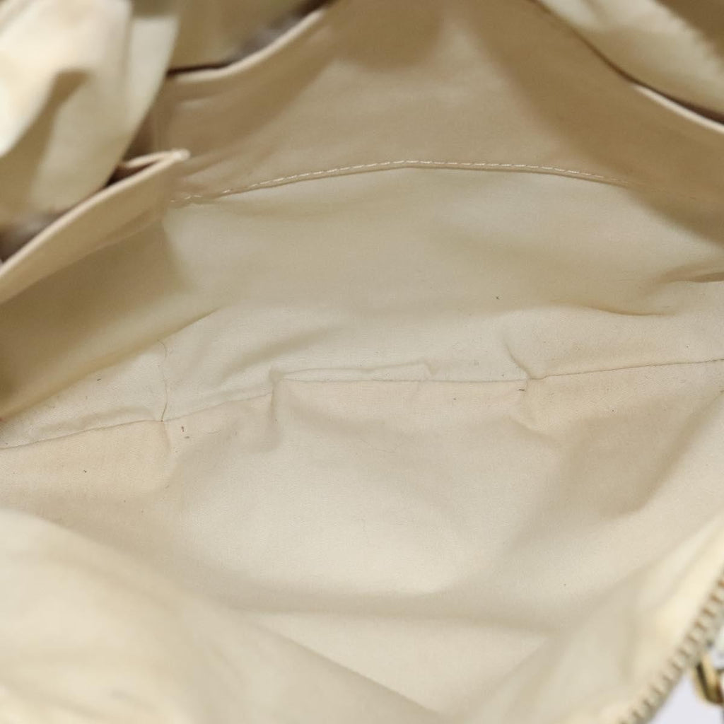 Louis Vuitton Marina Handbag Mini Lin Croisette Beige Canvas Handbag (Pre-Owned)