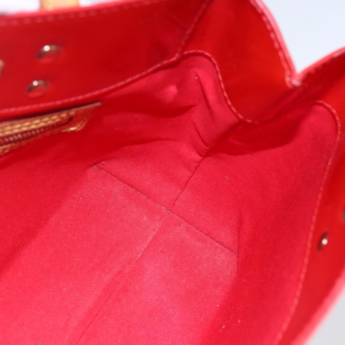 Louis Vuitton Reade Handbag Monogram Vernis Red Patent_Leather Handbag (Pre-Owned)