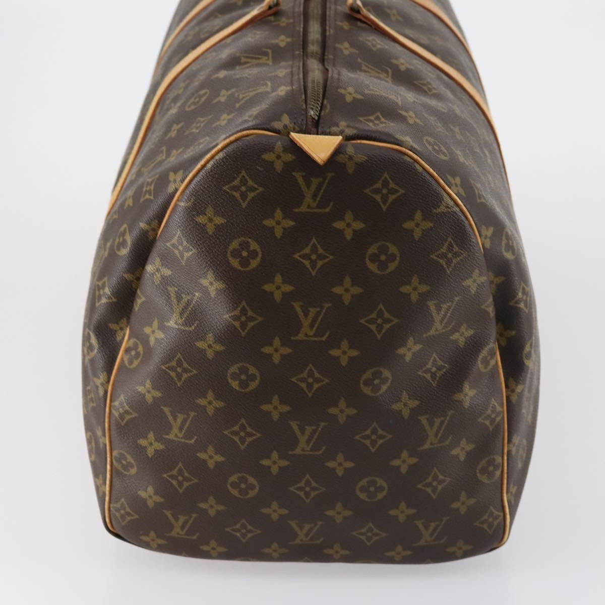 Louis Vuitton Keepall Bag Monogram Canvas Brown Canvas Travel Bag Bag (Pre-Owned)