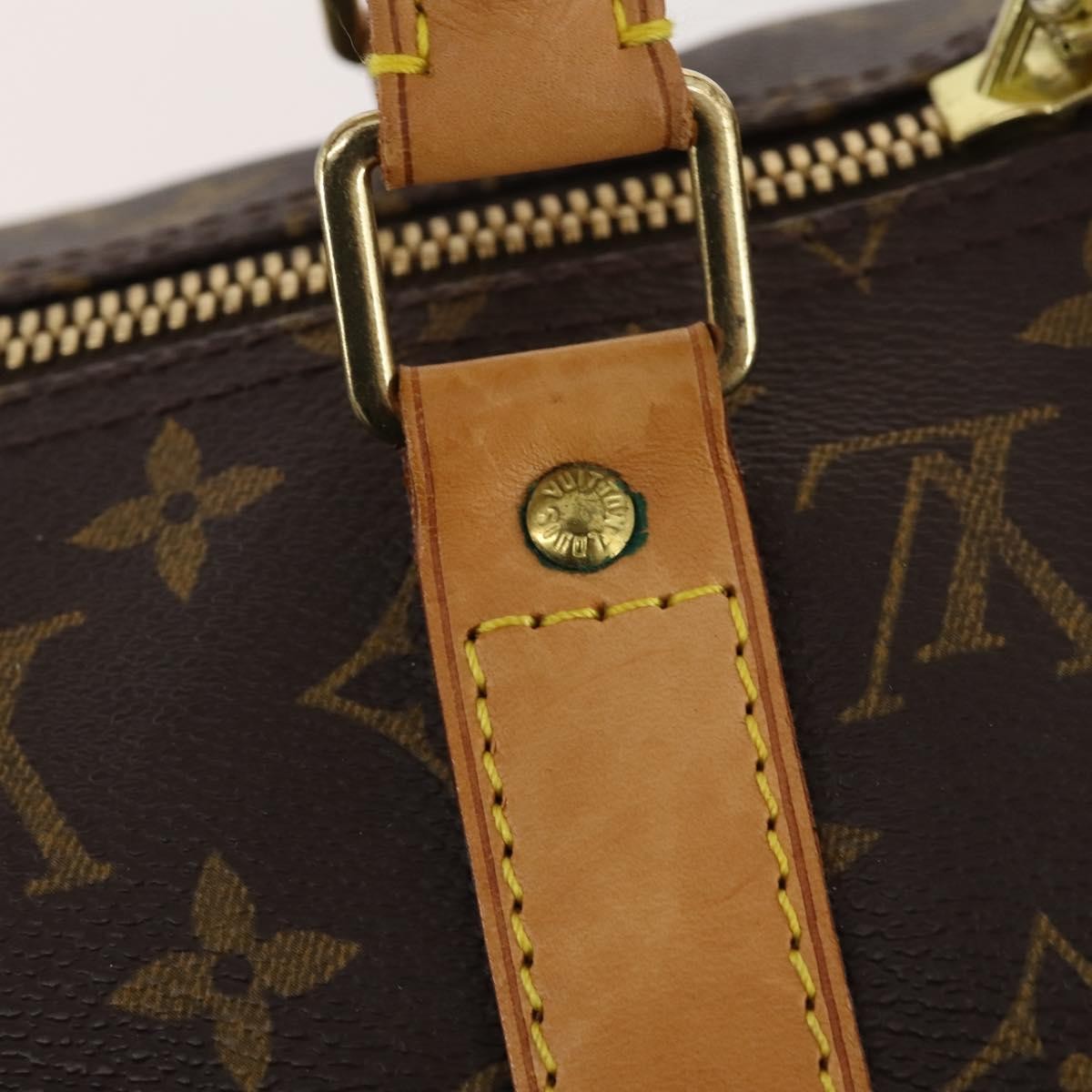 Louis Vuitton Keepall Bag Monogram Canvas Brown Canvas Travel Bag Bag (Pre-Owned)