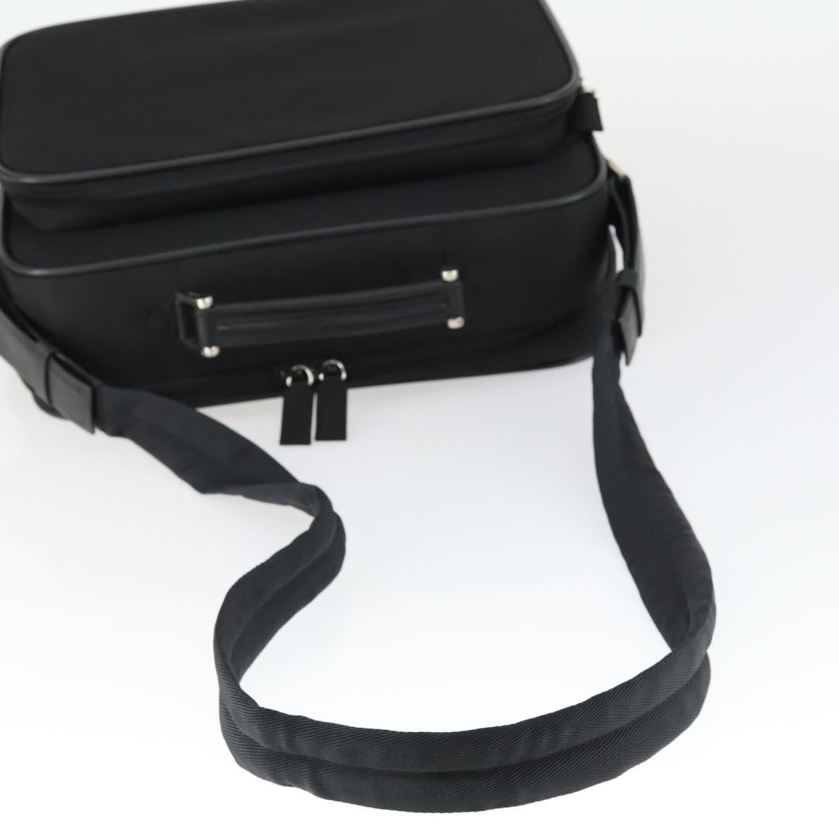 Prada Convertible Front Pocket Briefcase Tessuto With Saffiano Leather Black Nylon Briefcase Bag (Pre-Owned)