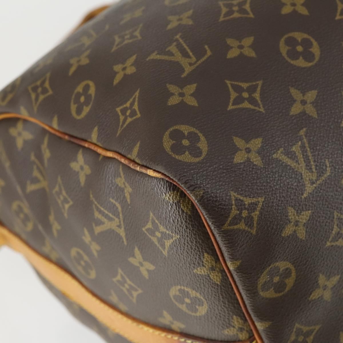 Louis Vuitton Keepall Bag Monogram Canvas Brown Canvas Travel Bag Bag (Pre-Owned)
