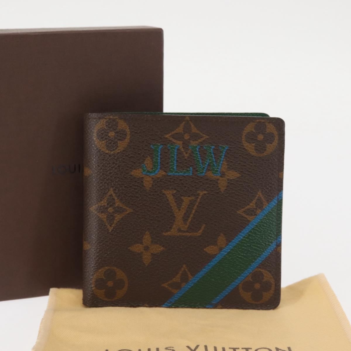 Louis Vuitton Marco Wallet Monogram Canvas Brown Canvas Wallets Accessory (Pre-Owned)