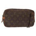 Louis Vuitton Pochette Marly Bandouliere Bag Monogram Canvas Brown Canvas Shoulder Bag Bag (Pre-Owned)