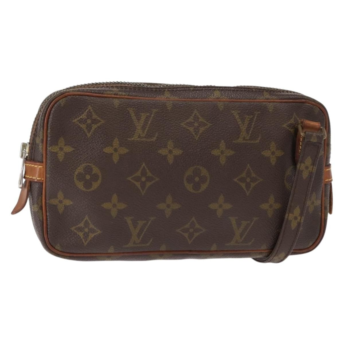 Louis Vuitton Pochette Marly Bandouliere Bag Monogram Canvas Brown Canvas Shoulder Bag Bag (Pre-Owned)