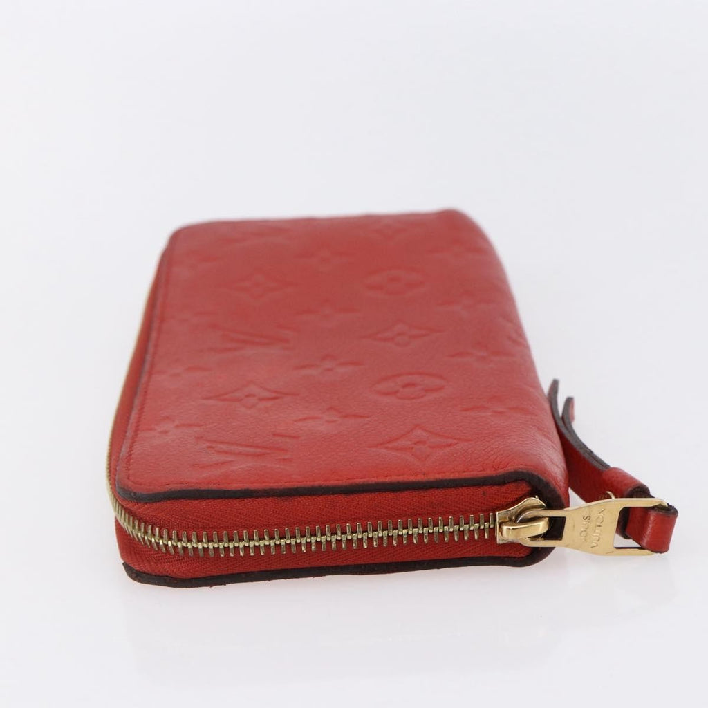 Louis Vuitton Portefeuille Zippy Monogramme Empreinte Monogramme Empreinte Red Leather Wallets Accessory (Pre-Owned)