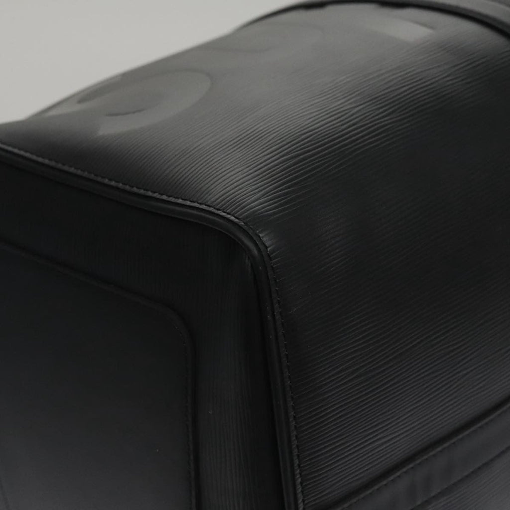 Louis Vuitton Keepall Bandouliere Bag Limited Edition Supreme Epi Leather Black Leather Bag (Pre-Owned)