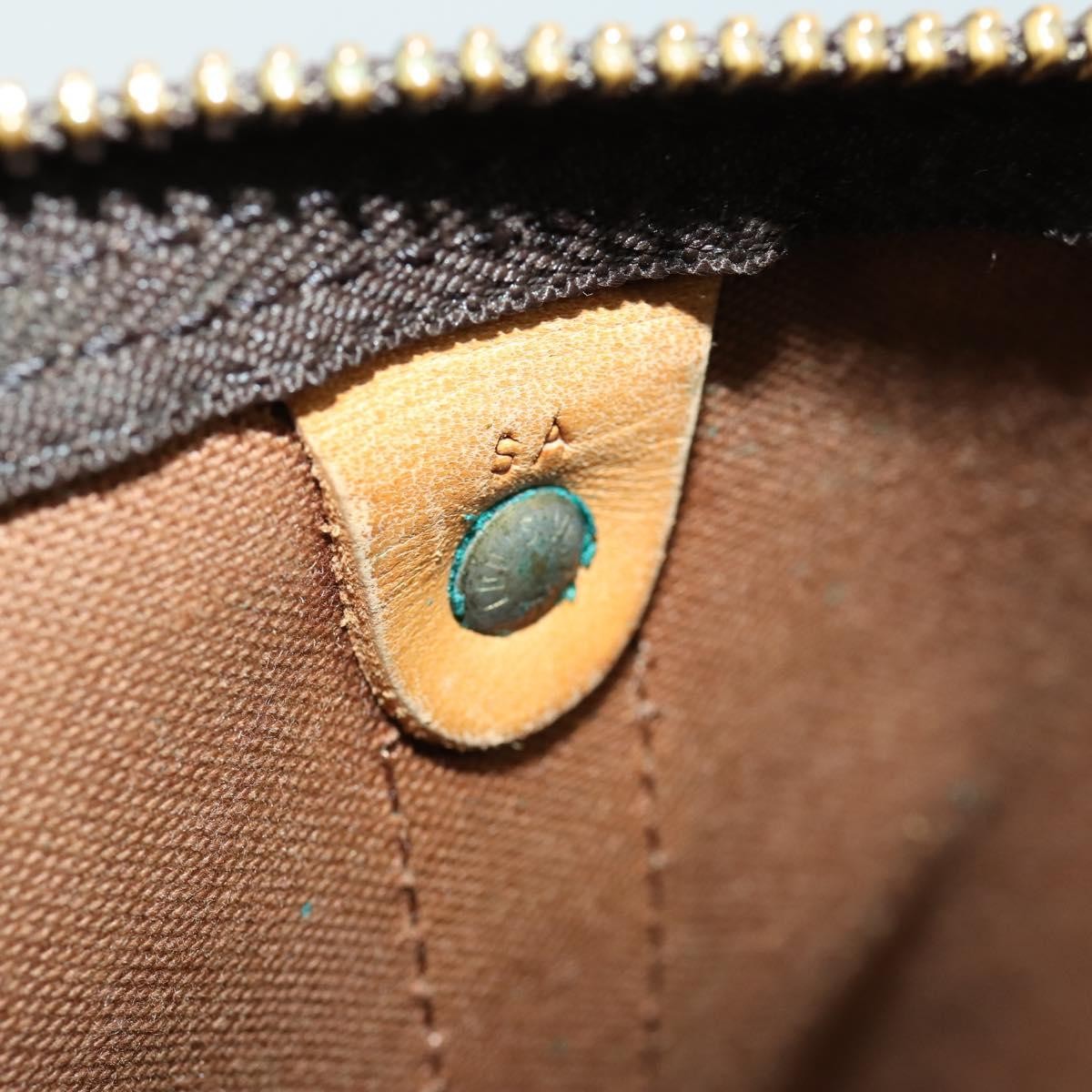 Louis Vuitton Keepall Bag Monogram Canvas Brown Canvas Travel Bag Bag (Pre-Owned)