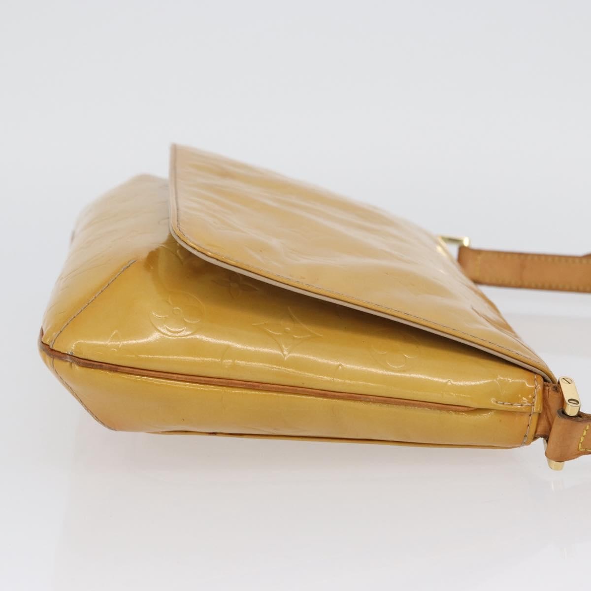 Louis Vuitton Thompson Street Handbag Monogram Vernis Beige Patent_Leather Shoulder Bag Bag (Pre-Owned)
