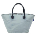 Burberry Nova Check Blue Label Nylon Blue Nylon Handbag (Pre-Owned)